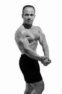 Slight variation of side chest pose.