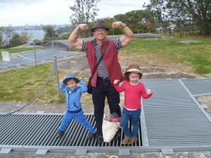 Me and my children. Children gives you a hint of eternity. A true blessing to be graced with seeds. Vv.