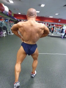 Back lats spread a few weeks prior to the Australian Natural Bodybuilding Titles. Placing: 2nd in Australia. Muscle building is the fusion of chaos and order.