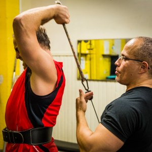 Each rep of each exercise, executed with constant tension throughout the full range of motion gets you closer to the person you 'imagine yourself to be'. Goal of set: make the last rep as good as the first. An A+ student here - Phil Waugh.