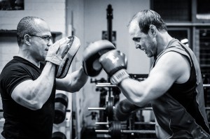 Complementing Phil's weight-training session with a bit of light boxing in his body re-engineering program. Student achieving success in one of my programs: Retired former Australian Wallaby & Waratah Captain. Champion Results from a Champion Attitude with a Champion Program.