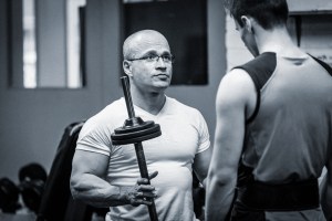 A 'coaching conversation' with Brad, while taking a rest break between exercise sets. Helping Brad, help himself, achieve something he cares about and become more of who he wants to be.