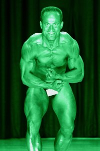 The "Most Muscular" (HULK) pose in the sport of Body-building. Roaarrr!!!