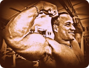 Another view of the "front-double biceps' pose. 