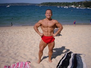 A semi-posing shot. Enjoying the sun and day out on my favourite beach here in Sydney , Australia. 